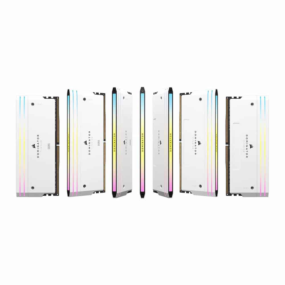 (image for) Corsair DOMINATOR Titanium RGB White 48GB 7200MHz DDR5 Memory Kit